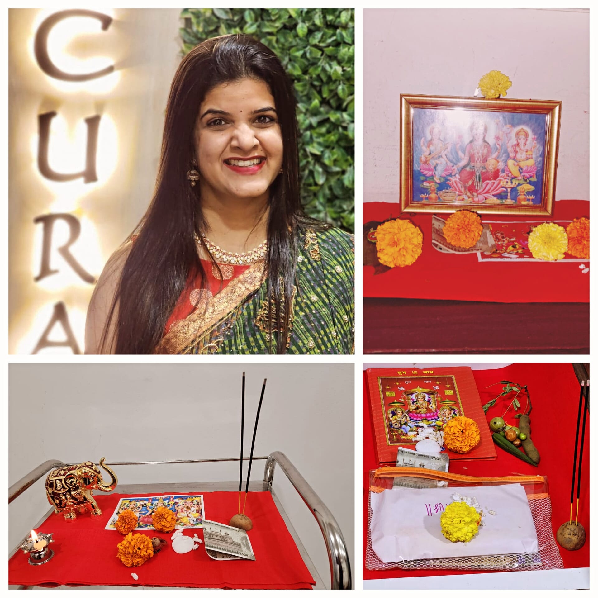 Laxmi Poojan at Cura Clinics