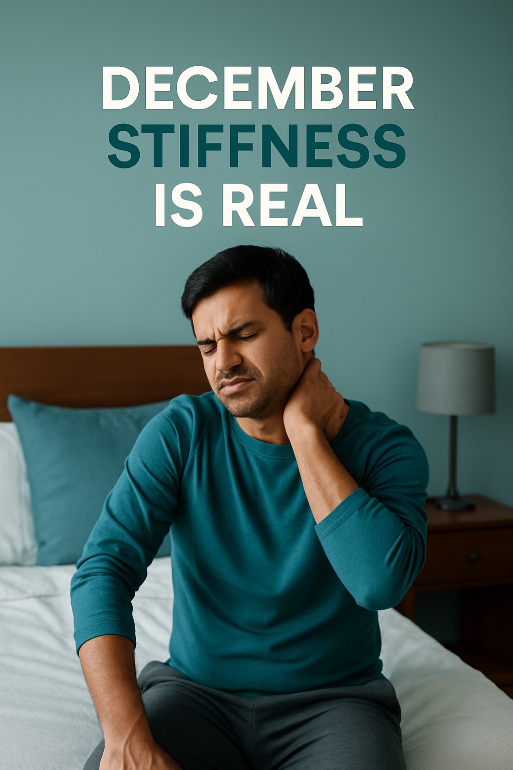 December Stiffness Is Real: Why Cooler Evenings Make Your Muscles & Joints Tight