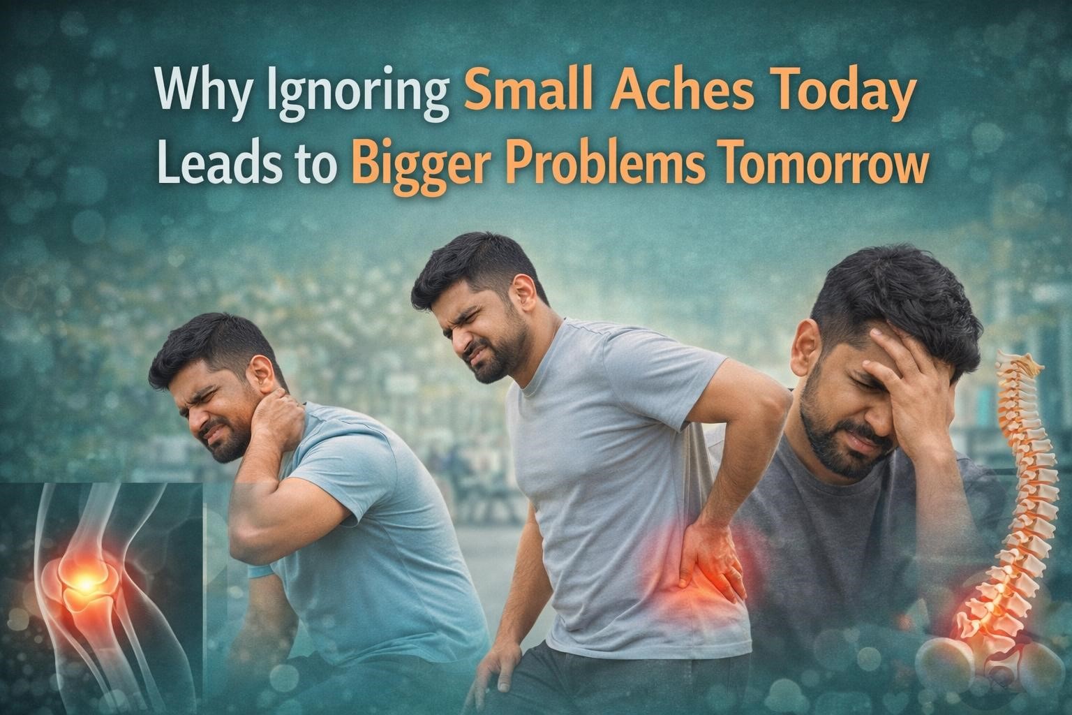 Why Ignoring Small Aches Today. Leads To Bigger Problems Tomorrow