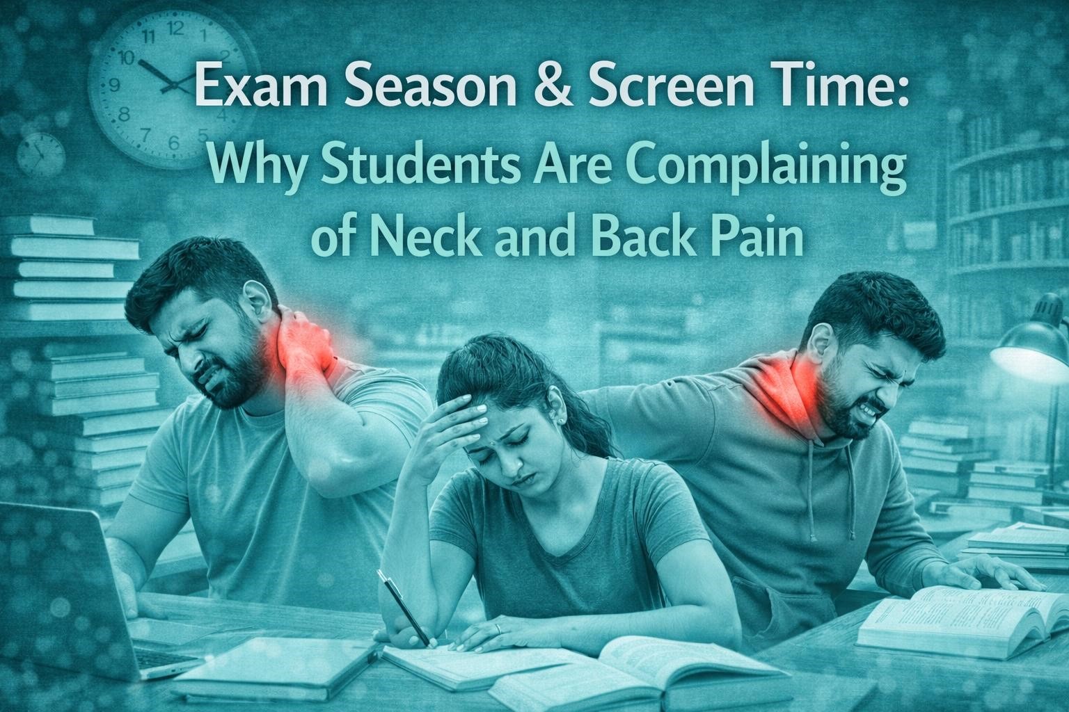 Exam Season & Screen Time : Why Students Are Complaining Of Neck and Back Pain