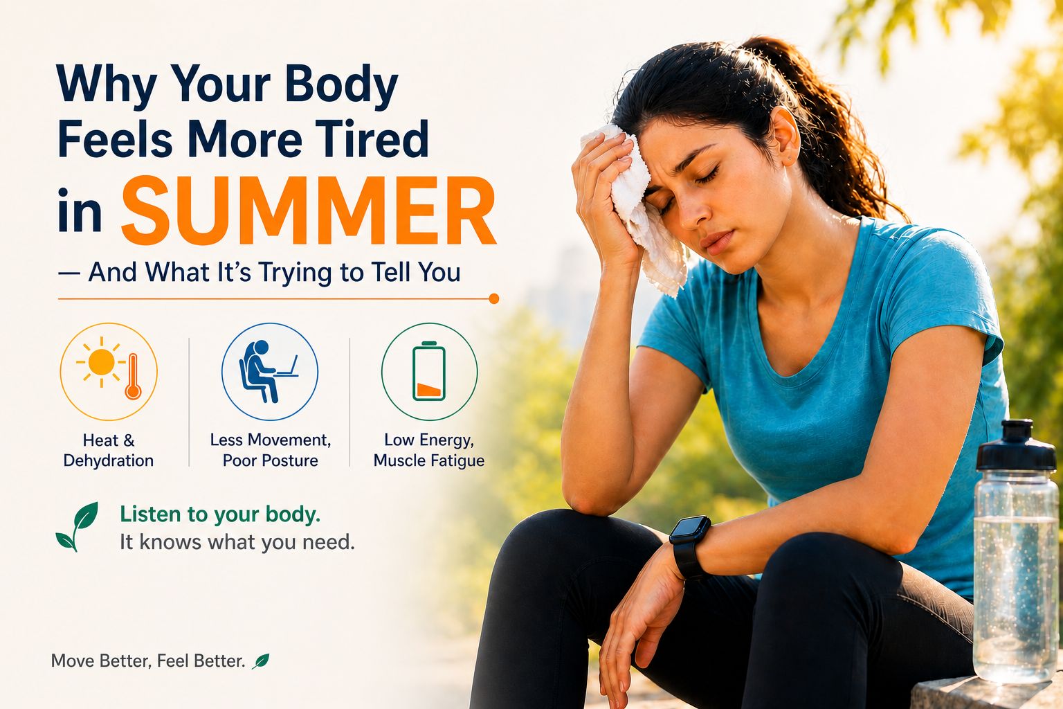 Why Your Body Feels More Tired in SUMMER – And What It’s Trying to Tell You