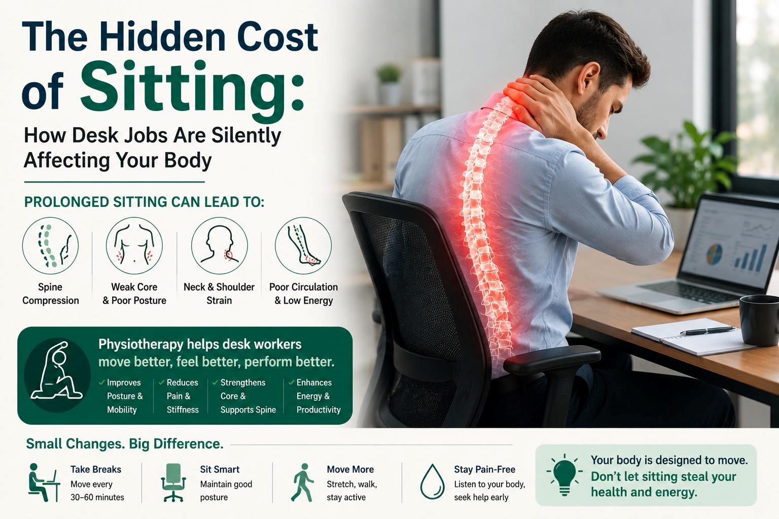 The Hidden Cost of Sitting: How Desk Jobs Are Silently Affecting Your Body