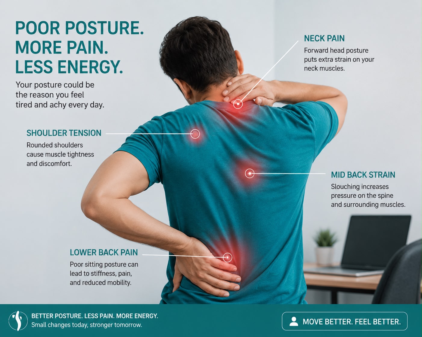Why You Feel Tired Even After Resting: The Hidden Impact of Poor Posture