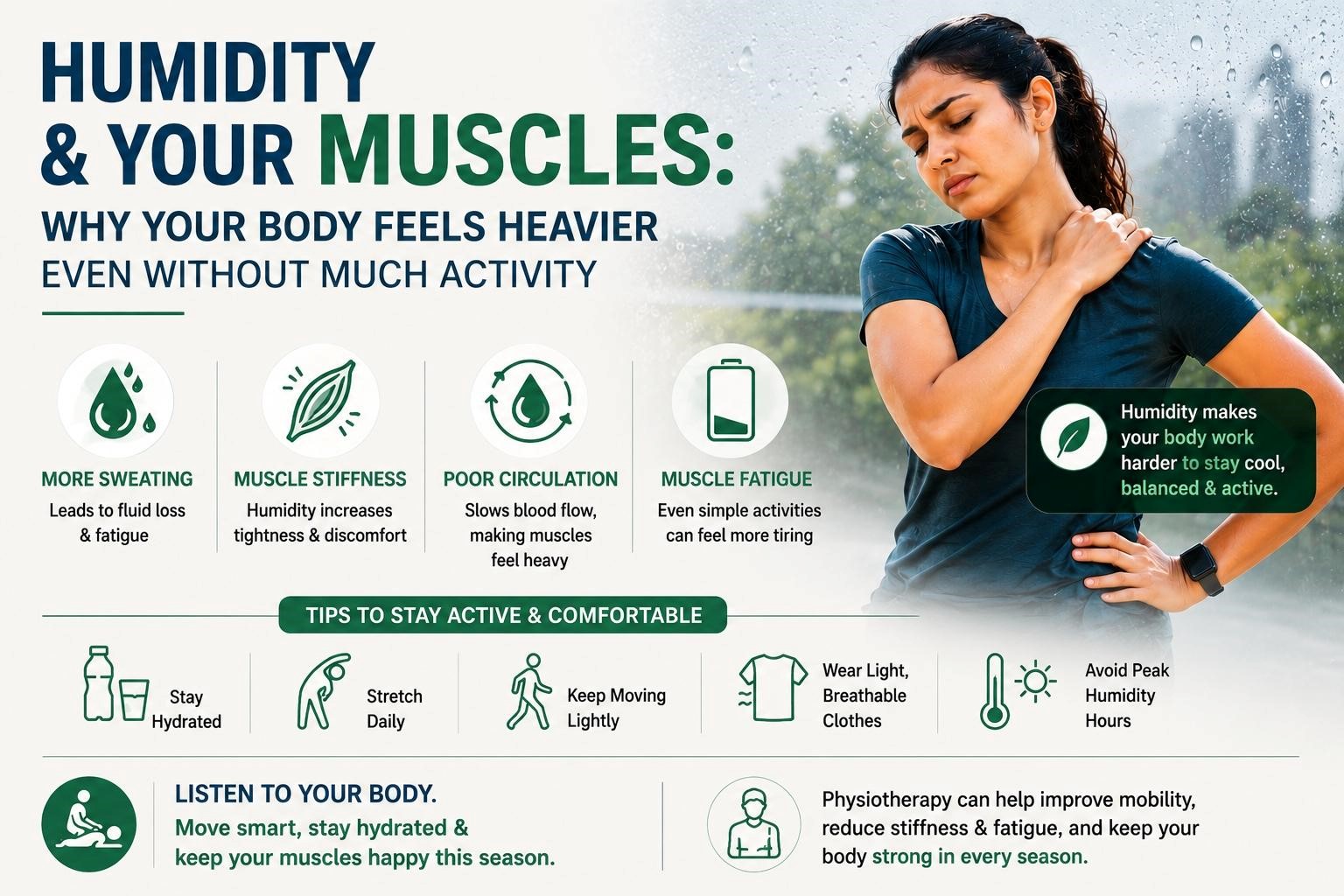 Humidity & Your Muscles: Why Your Body Feels Heavier Even Without Much Activity