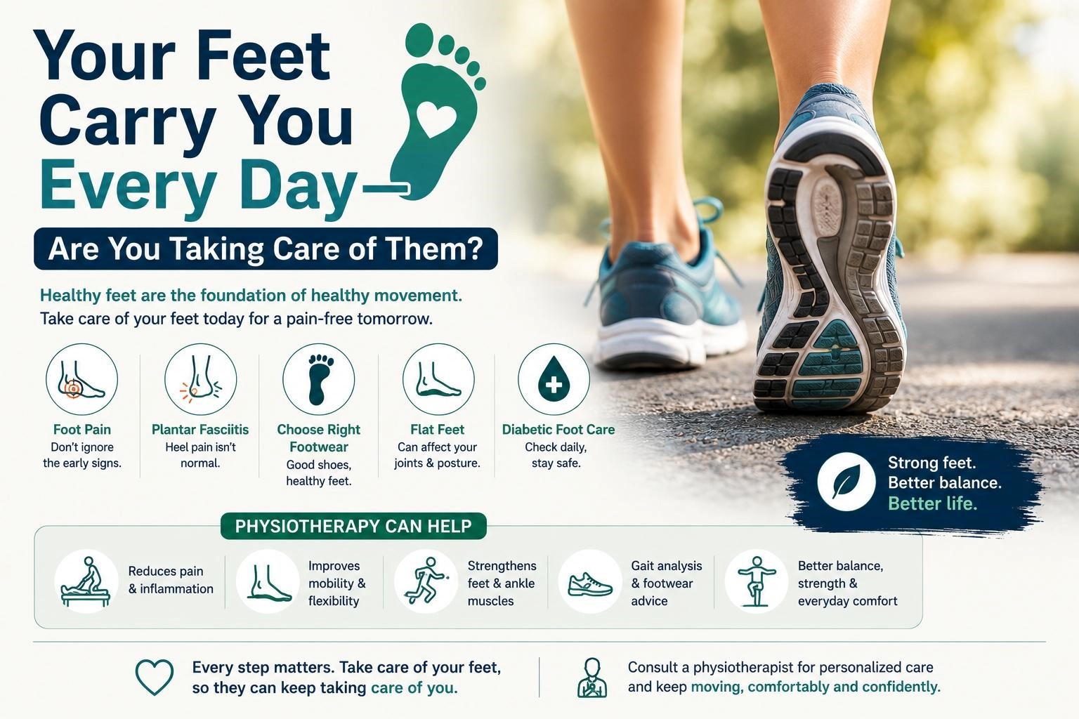 Your Feet Carry You Every Day—Are You Taking Care of Them?