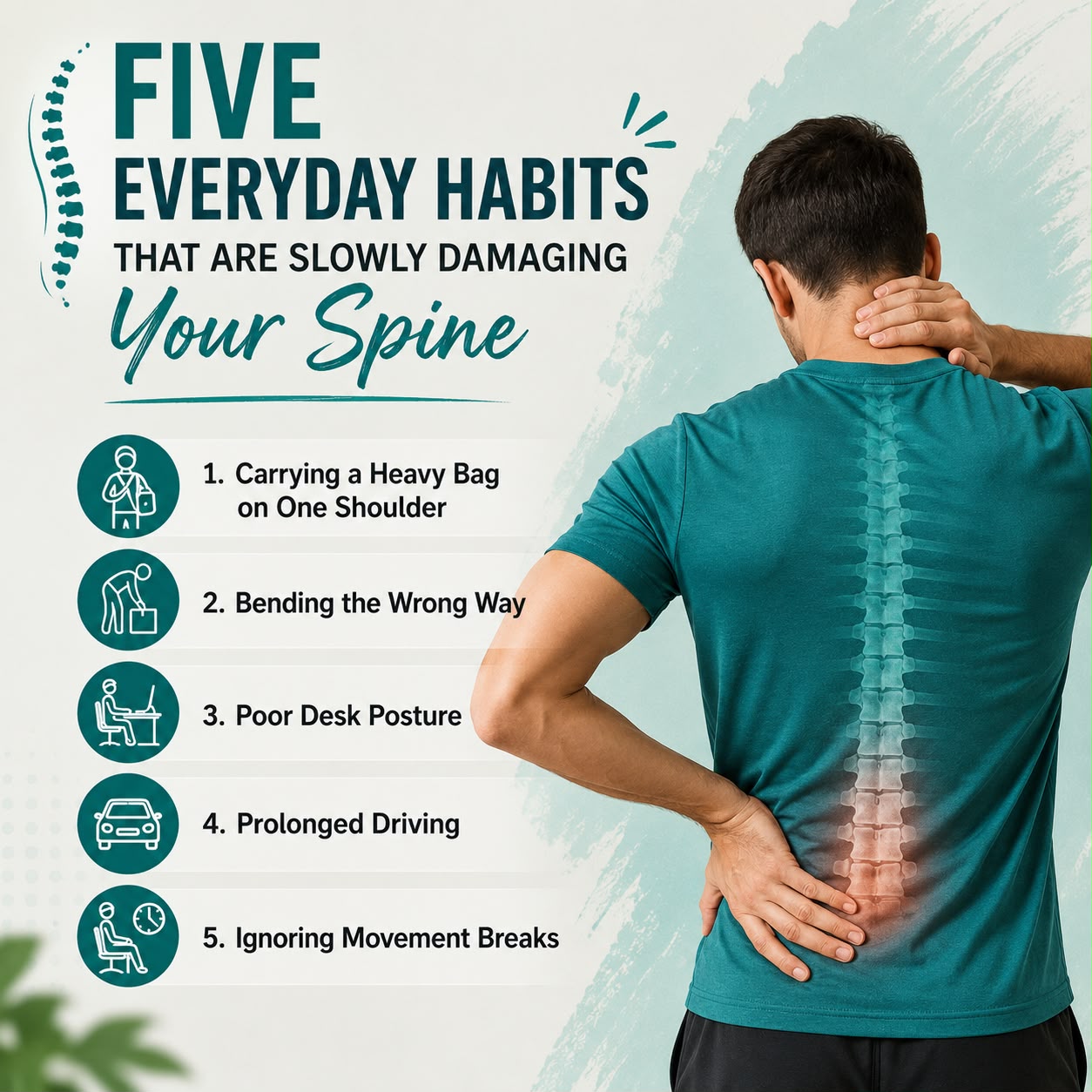 Five Everyday Habits That Are Slowly Damaging Your Spine